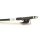 FBV-10/12 ELS  violin bow, 1/2, glass fiber/black, round, ebony frog, parisian eye