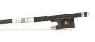 FBV-10/12 ELS  violin bow, 1/2, glass fiber/black, round, ebony frog, parisian eye