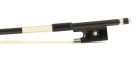 FBV-50/12 ELS  violin bow, 1/2, carbon fiber/pattern, round, ebony frog, parisian eye, fully nickel mounted