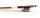 FBV-5044-W ELS  violin bow, 4/4, carbon fiber/wood lined, round, ebony frog, parisian eye, fully nickel mounted