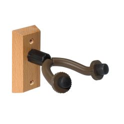   FC-710 Boston  wall mounted hook, straight model, wood, with deluxe turnable holder, for guitar