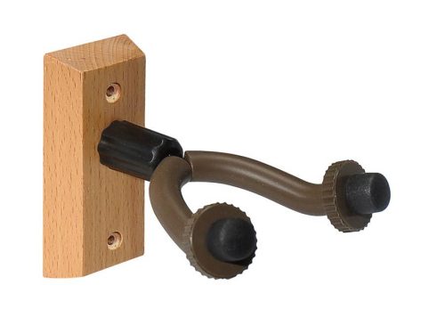 FC-710 Boston  wall mounted hook, straight model, wood, with deluxe turnable holder, for guitar