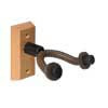 FC-710 Boston  wall mounted hook, straight model, wood, with deluxe turnable holder, for guitar