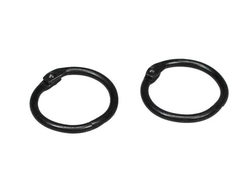 FFR-02 Belcanto  flip folder rings, diam.19 mm., 2 pcs black, easy clip system