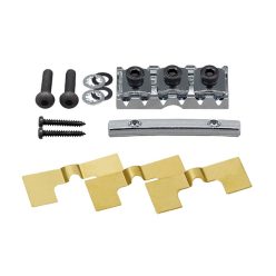   FGR-1CR Gotoh  locking nut, 41mm width, 34mm string spacing, through neck type, chrome