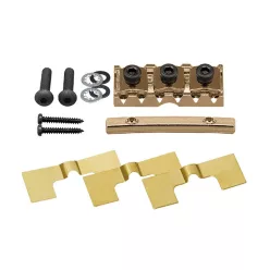   FGR-1GG Gotoh  locking nut, 41mm width, 34mm string spacing, through neck type, gold