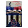 FL-SC-12 Generation  tinwhistle display card, with 12 tin whistles (6 x nickel, 6 x brass)