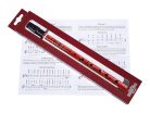 FLB-D-RD Generation  tinwhistle "Boho", brass, paisley red, key: D