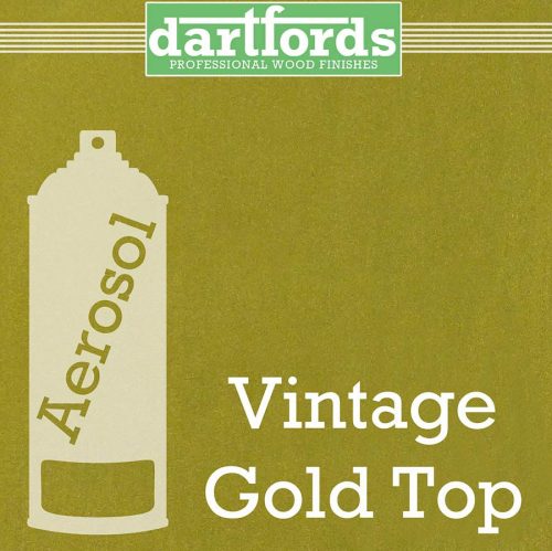 FS5264 dartfords Metallic Nitrocellulose Paint Vintage Gold Top - 400ml aerosol