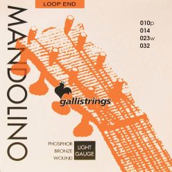   G-1430 Galli  string set mandolin, phospor bronze wound, light, 010-014-023-032