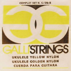 G-216-Y Galli  string set soprano ukulele, yellow nylon