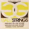 G-216-Y Galli  string set soprano ukulele, yellow nylon