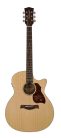 G-22-CE Richwood Master Series handmade grand auditorium guitar, wide neck, solid spruce & mahogany, cutaway, Isys+, satin finis