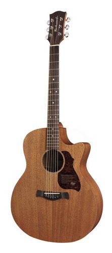 G-50-CE Richwood Master Series handmade grand auditorium guitar, solid mahogany & mahogany, satin finish, Fishman Isys+