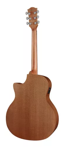 G-50-CE Richwood Master Series handmade grand auditorium guitar, solid mahogany & mahogany, satin finish, Fishman Isys+