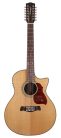 G-6512-CEVA Richwood Master Series handmade grand auditorium12-string guitar, solid spruce & rosewood, vintage aged, Fishman Presys+