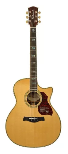 G-70-CEVA Richwood Master Series handmade grand auditorium guitar, solid spruce & rosewood, real abalone, vintage aged, Presys+