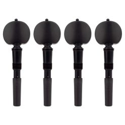   GB-240H121 Perfection Pegs  finetuner peg set cello 4/4, Hill model, ebony, 12 mm, 4-Set
