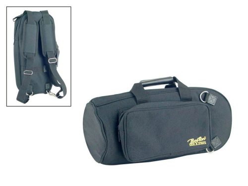 GB-CORN Boston  gig-bag for cornet, black cordura, 25mm padded, with straps and accessory pocket