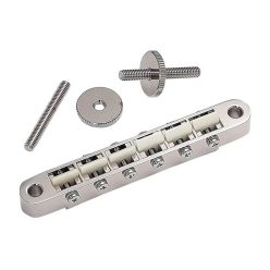   GB2542001 Allparts  Gotoh narrow tune-o-matic with plastic saddles, nickel