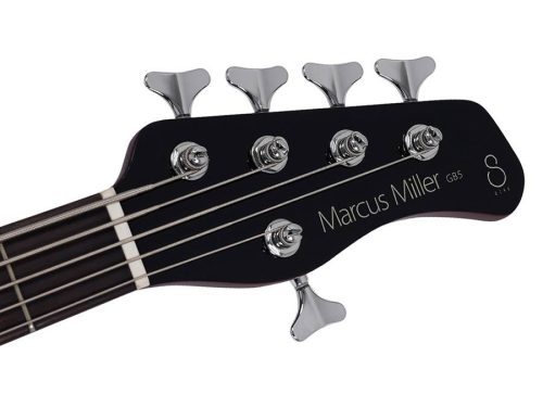 GB5 5/BK Sire Basses GB Series Marcus Miller mahogany + spruce 5-string active bass guitar, black