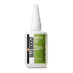   GBMGT2 Gluboost  MasterGlu cyanoacrylic glue, thin, 2oz (59ml) bottle