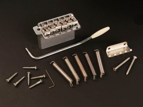 GE101TS-AC Gotoh Master Relic Collection tremolo, pitch 11,3 mm, steel block, steel sheet metal saddles with USA thread screws, 6 pivot poin