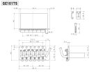 GE101TS-AC Gotoh Master Relic Collection tremolo, pitch 11,3 mm, steel block, steel sheet metal saddles with USA thread screws, 6 pivot poin