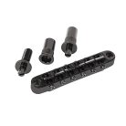 GE103BT-B Gotoh  bridge "tune-o-matic" thumbwheel spacing 74,0 mm, hardzinc saddles, black