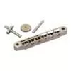 GE104B-N Gotoh  bridge for e-guitar, "tune-o-matic", thumbwheel spacing 74,0mm, hard zinc saddles, nickel