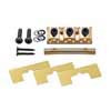 GHL-1GG Gotoh  locking nut, 43mm width, 36.5mm string spacing, through neck type, gold