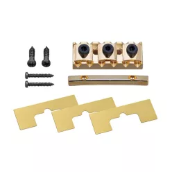   GHL-2GG Gotoh  locking nut, 43mm width, 36.5mm string spacing, top mount type, gold