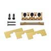 GHL-2GG Gotoh  locking nut, 43mm width, 36.5mm string spacing, top mount type, gold