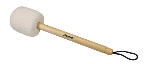 GM-4 Hayman  gong mallet, 25 x 330 mm. handle, plastic core wool head, 100 mm. head