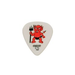   GP1402-075 Pickboy Celltex picks with "red devil"-design, 50-pack, 0.75 mm.