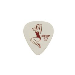   GP766-075 Pickboy Celltex picks with "queen"-design, 50-pack, 0.75 mm.