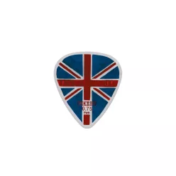   GP785-075 Pickboy Celltex picks with "union jack"-design, 50-pack, 0.75 mm.