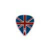 GP785-075 Pickboy Celltex picks with "union jack"-design, 50-pack, 0.75 mm.