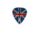 GP785-100 Pickboy Celltex picks with "union jack"-design, 50-pack, 1.00 mm.