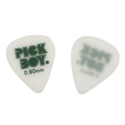   GPSGWR-080 Pickboy  PolyAcetal picks with classic '70s Pickboy logo, 50-pack, 0.80 mm