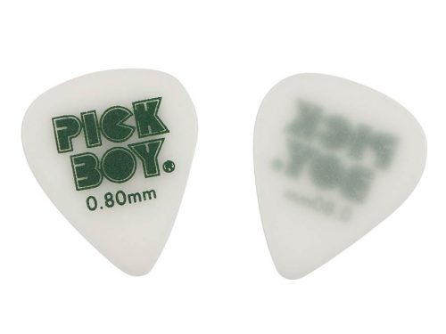 GPSGWR-080 Pickboy  PolyAcetal picks with classic '70s Pickboy logo, 50-pack, 0.80 mm