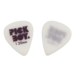   GPSGWR120/S Pickboy  PolyAcetal picks with classic '70s Pickboy logo, 12-pack, 1.20 mm