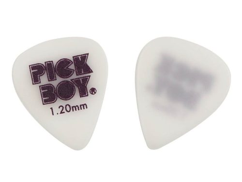 GPSGWR120/S Pickboy  PolyAcetal picks with classic '70s Pickboy logo, 12-pack, 1.20 mm