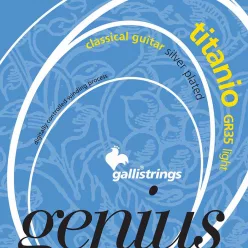   GR-35 Galli Genius Titanio string set classic, light tension, 029-032-040-028-033-042