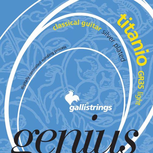 GR-35 Galli Genius Titanio string set classic, light tension, 029-032-040-028-033-042