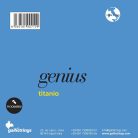 GR-35 Galli Genius Titanio string set classic, light tension, 029-032-040-028-033-042