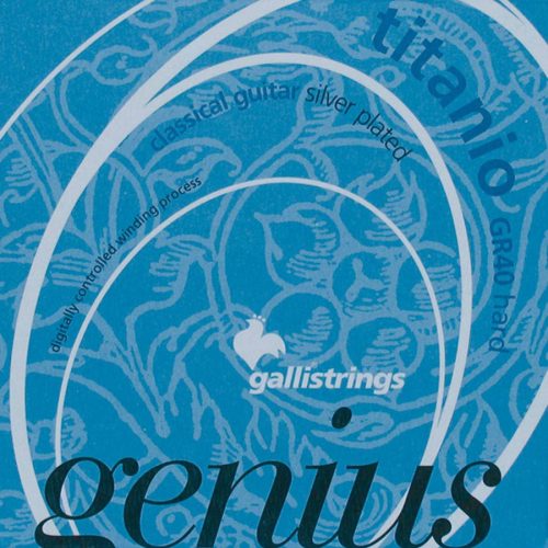 GR-40 Galli Genius Titanio string set classic, hard tension, 028-032-040-030-038-045