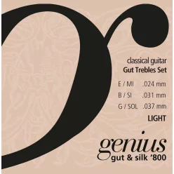   GR2437 Galli Genius Gut & Silk gut trebles set light tension, 024-031-037