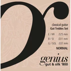   GR2537 Galli Genius Gut & Silk gut trebles set normal - hard tension, 025-031-037