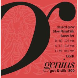   GR2640 Galli Genius Gut & Silk basses set light tension, 026-033-040